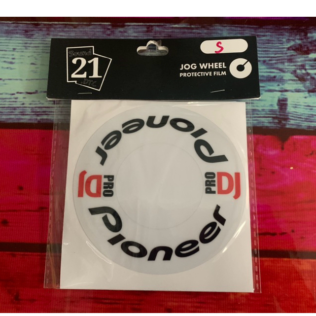 สีโปร่งใสลาย pioneer dj Size " S " สติกเกอร์ 1 ชุดมี 2 ชิ้น Skin jog สำหรับ XDJ RR DDJ SB,SB2,SB3