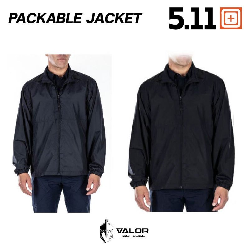 5.11 Packable Jacket เสื้อแจ็คเก็ต ผ้าร่ม ใส่สบาย เสื้อคลุม กันแดดกันลม น้ำหนักเบา