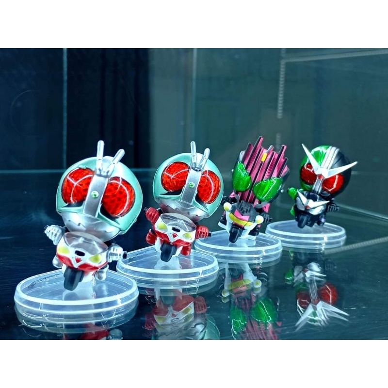 Pre-Order SD Kamen Rider @ctionRide ครบชุด 4 แบบ มี V1 V2 Decade Double W 
สินค้าออกใหม่ กลุ่มตู้หยอ