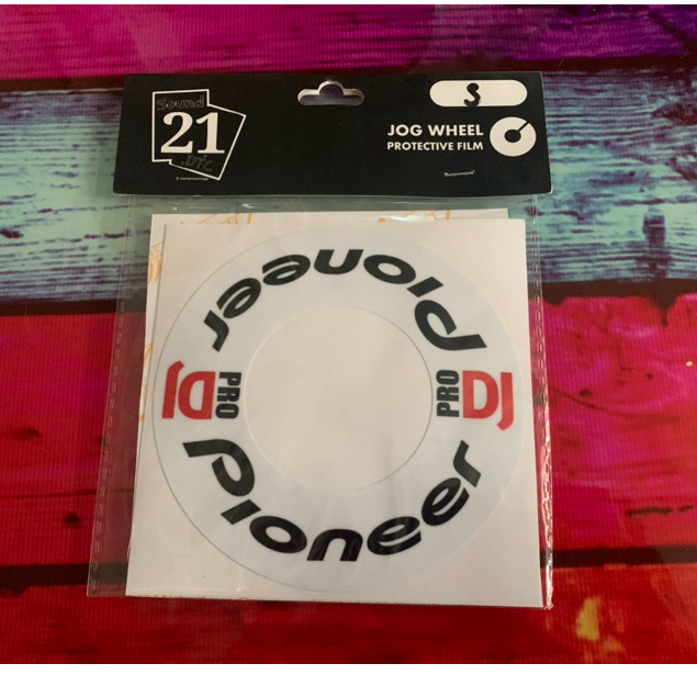 สีขาวลาย pioneer dj Size " S " สติกเกอร์ 1 ชุดมี 2 ชิ้น Skin jog สำหรับ XDJ RR DDJ SB DDJ SB2 SB3