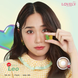 คอนแทคเลนส์ Mini Leo Brown / Gray (Lovely) ขนาดมินิ 💙