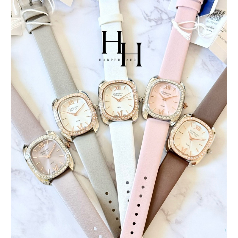 US MASTER POLO CLUB หน้าปัด23mm. ของแท้ ประกันศูนย์ไทย 1 ปี