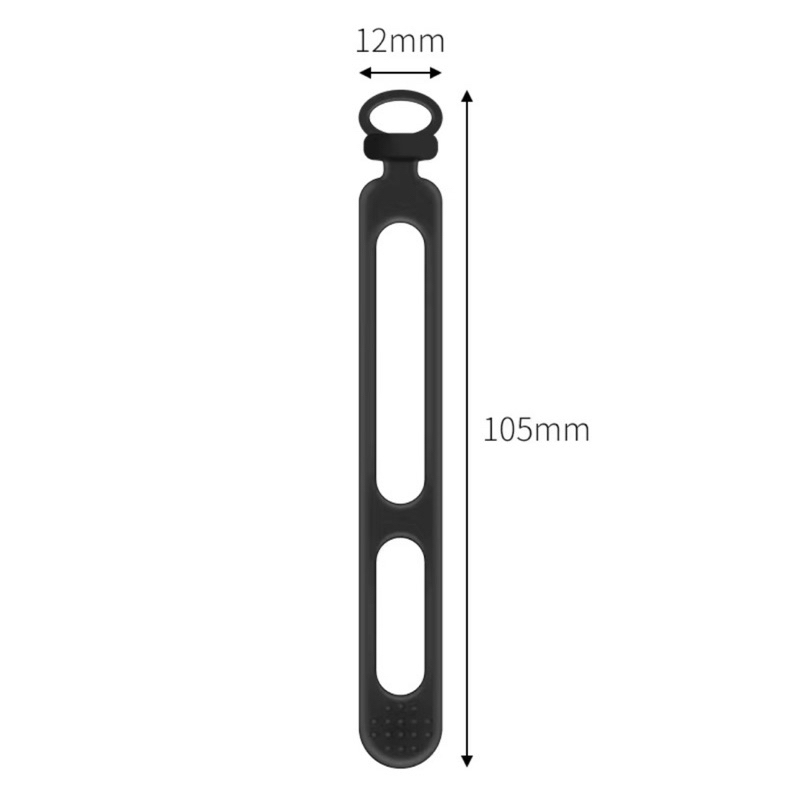 ที่รัดสายชาร์จ ที่รัดสายไฟ สายรัดจัดระเบียบอเนกประสงค์ 2ขนาดใน1เส้น - รูปที่ 2