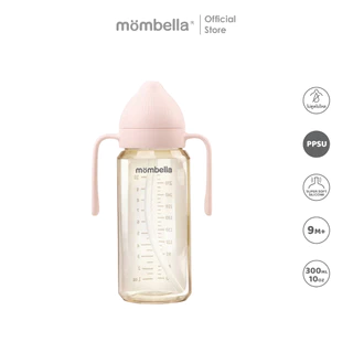 Mombella แก้วหัดดื่ม Classic PPSU พร้อมมือจับ เหมาะสำหรับทารก 9 เดือนขึ้นไป 10 ออนซ์ (300 มล.)