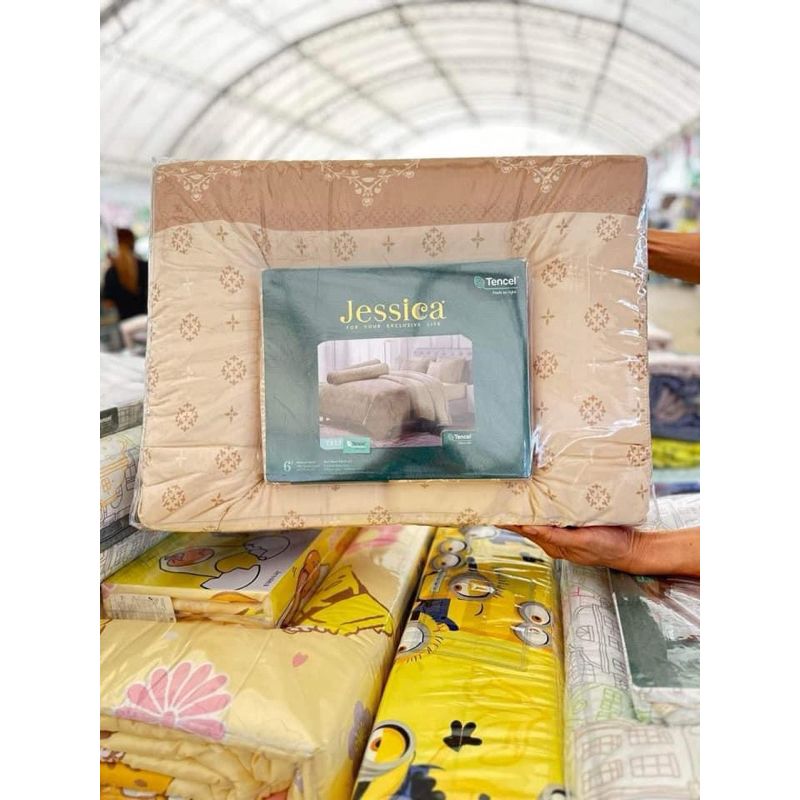 เซ็ตผ้าปูที่นอน +นวม งานลดราคาครบชุด Jessica Tencel ทอ 500 เส้นด้าย