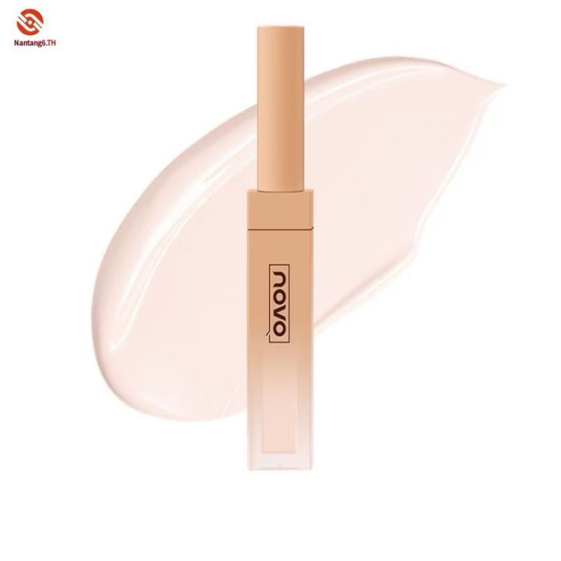 (ของแท้/พร้อมส่ง) ไฮไลท์+คอลซิลเลอร์NOVO แท่งเนื้อ #01  เพิ่มความกระจ่างใส  ให้ดูเป็นมิติ