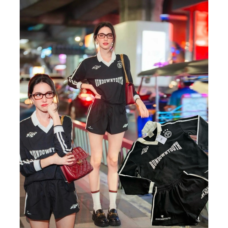 𝑵𝒆𝒘 Set sport davika (550฿) งานเซตสปอร์ต เนื้อผ้าวอม แพทเทิร์นสุดจึ้ง ดีเทลรุ่นนี้ฉ่ำมาก สกรีนลายทุกจุด vanilla