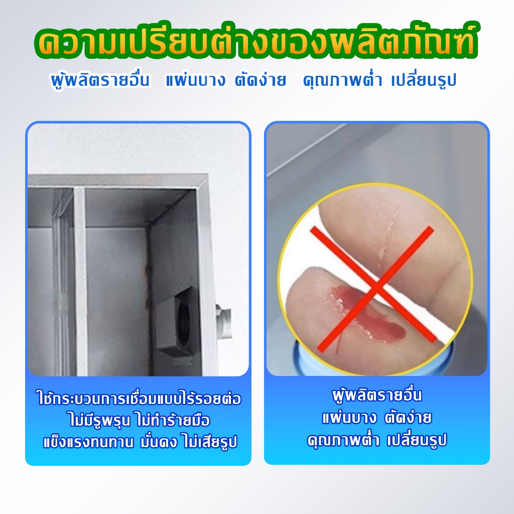 ถังดักไขมันสแตนเลส ถังดักไขมันใต้ซิงค์ ถังดักไขมัน ถังดักไขมันบนดิน ดักน้ำเสีย สำหรับท่อน้ำทิ้งในครัวร้านอาหาร - รูปที่ 3