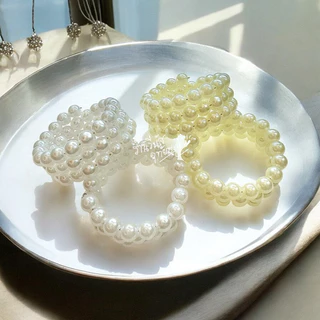 [พร้อมส่งทันที] กำไลข้อมือมุข แบบสปริง **กำไลมุข 3แถว** เครื่องประดับชุดไทย ชุดไทยเด็ก กำไลมุข ลอยกระทง สงกรานต์
