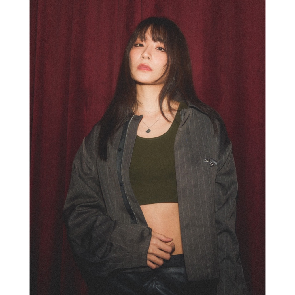 CHEMISE Stripe Grey Jacket