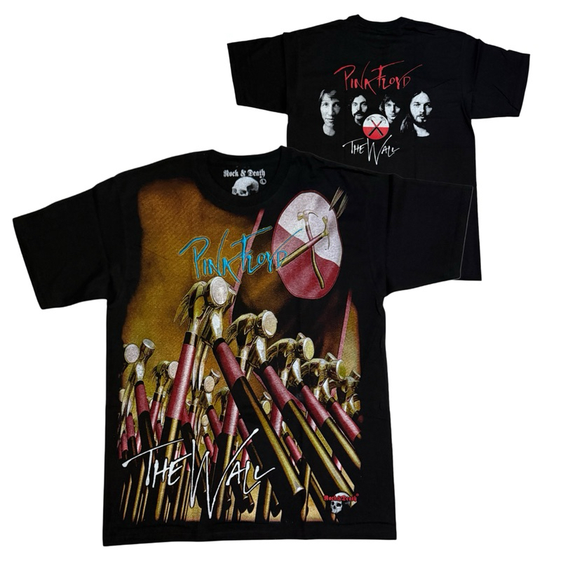 เสื้อวง PINK FLOYD T-SHIRT ป้าย ROCK&DEATH งาน BOOTLEG MEXICO