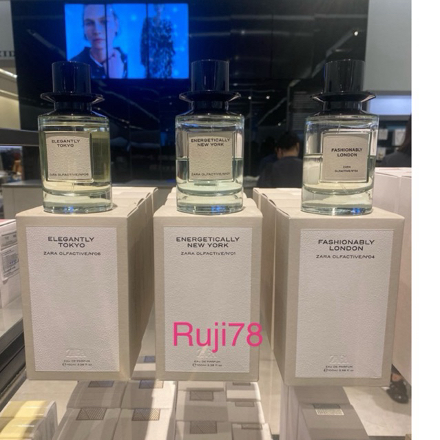 น้ำหอมผู้หญิง Zara edp. 100 ml City Collection London Newyork Tokyo จำนวนจำกัด