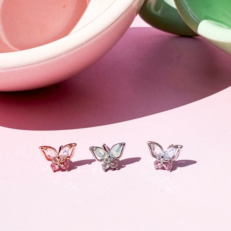 จิวต่างหูเกาหลี More Than Piercing: A235 Kayle Butterfly