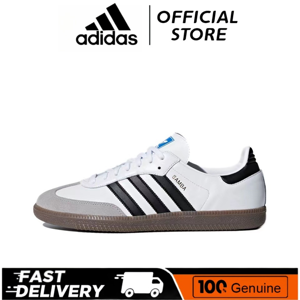 ?ของแท้ 100%? Adidas Samba OG รองเท้าลำลอง รองเท้ากีฬาชายและหญิง รองเท้าผ้าใบ สะดวกสบาย