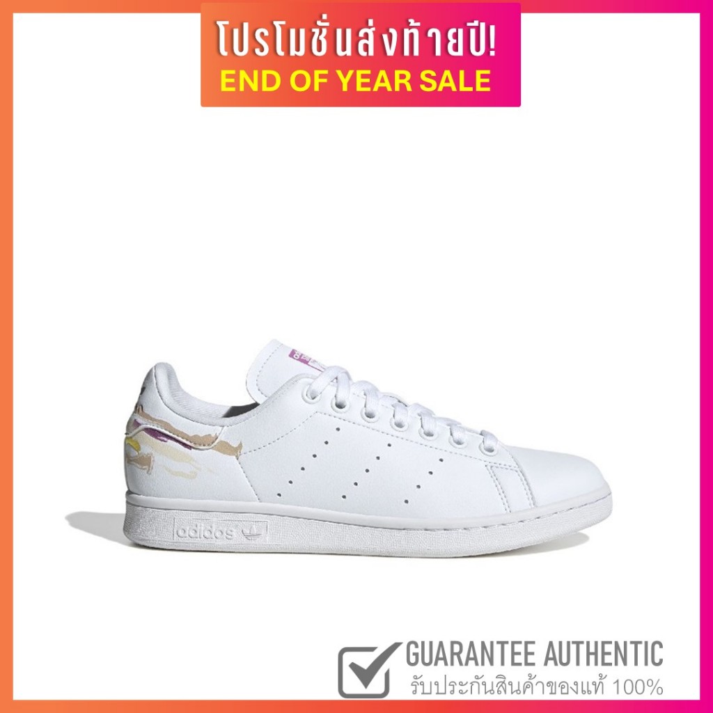 ADIDAS X THEBE MAGUGU STAN SMITH GY9560 รองเท้าแฟชั่นผู้หญิง ผู้ชาย