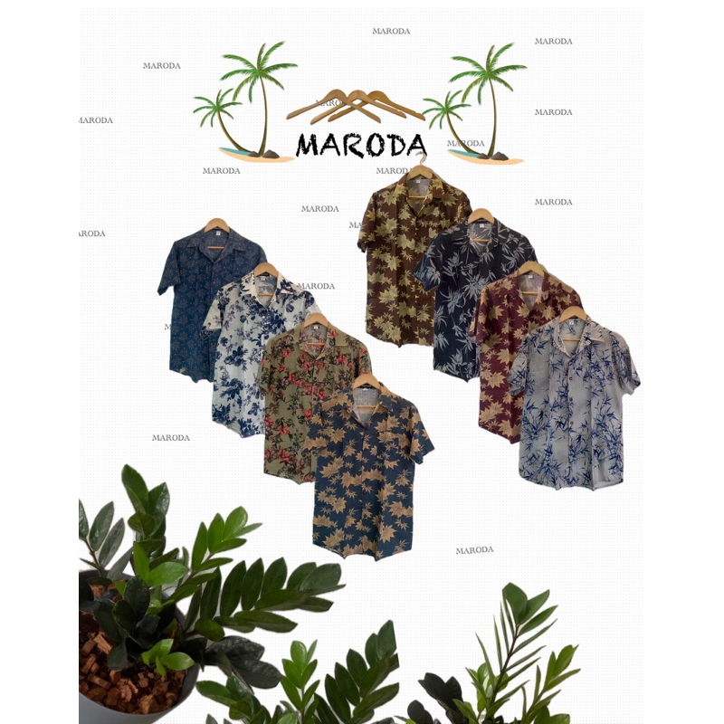 เสื้อเชิ้ตคอปกแขนสั้นผ้าคอนตอน