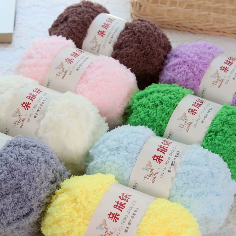 ไหมพรม ไหมพรมขนแกะ ขนมิงค์ ขนนุ่ม เนื้อนิ่ม สีสวย