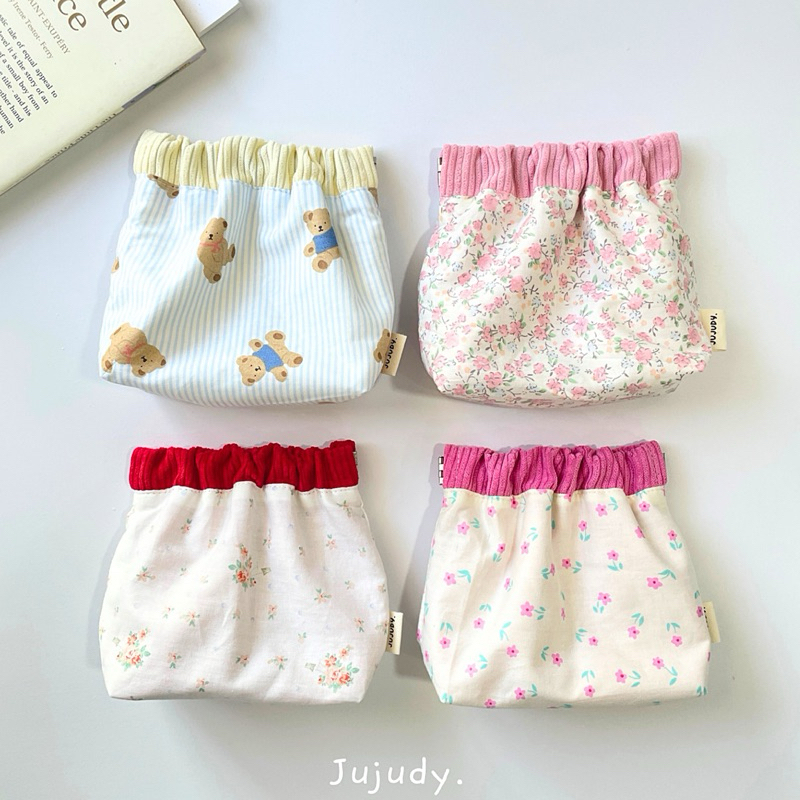 🎀 Jujudy - Dumpling Bag 🥟✨👛 กระเป๋าใส่เหรียญ กระเป๋าปากบีบ ทรงเกี๊ยว ใส่เครื่องสำอางพกพาน่ารักๆ ✨🎀 Jujudy.shop