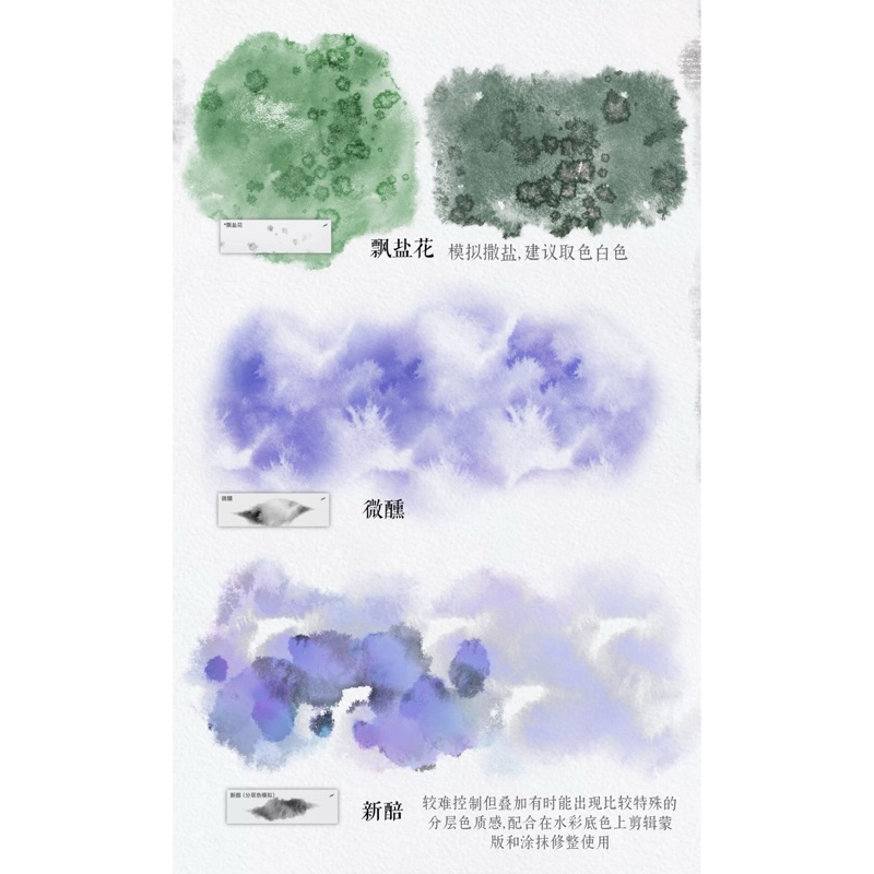 Proceate ipad 51 บรัชสีน้ำ Hand-painted E11