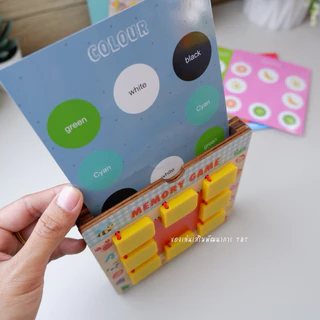 T179 Memory Game ของเล่นฝึกความจำ เปิดจับคู่ภาพเหมือน ของเล่นเสริมพัฒนาการเด็ก