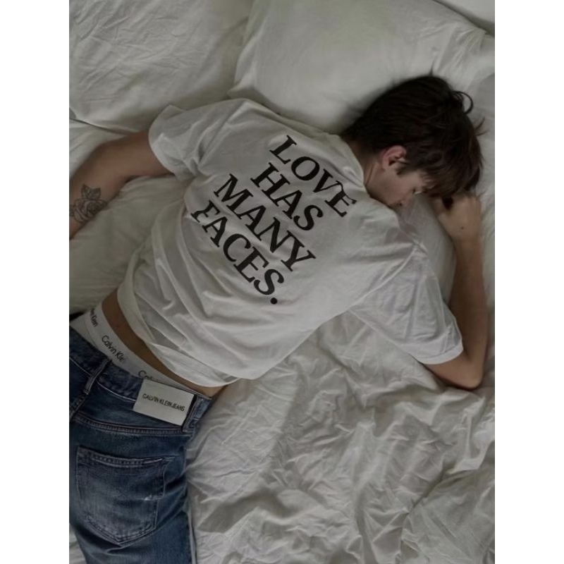 เสื้อยืด LOVE HAS MANY FACES .