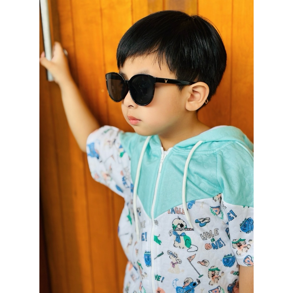 ALP Kids Sunglasses แว่นกันแดดเด็ก กัน UV400 แถมกล่อง ผ้าเช็ดเลนส์ รุ่น ALP-KS0001 - รูปที่ 3