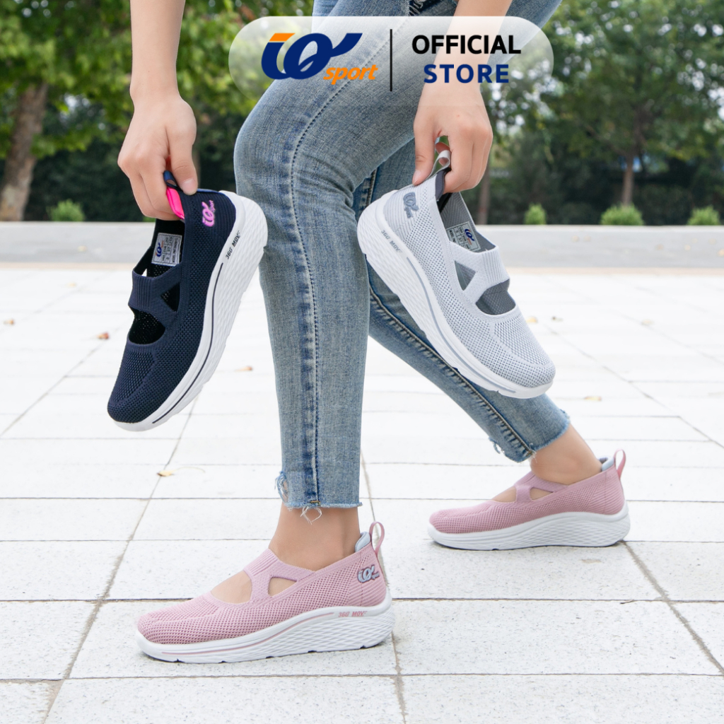 IQ SPORT รองเท้าผ้าใบผู้หญิงเพื่อสุขภาพ (Slip-On) รหัส PM7-AA24011L