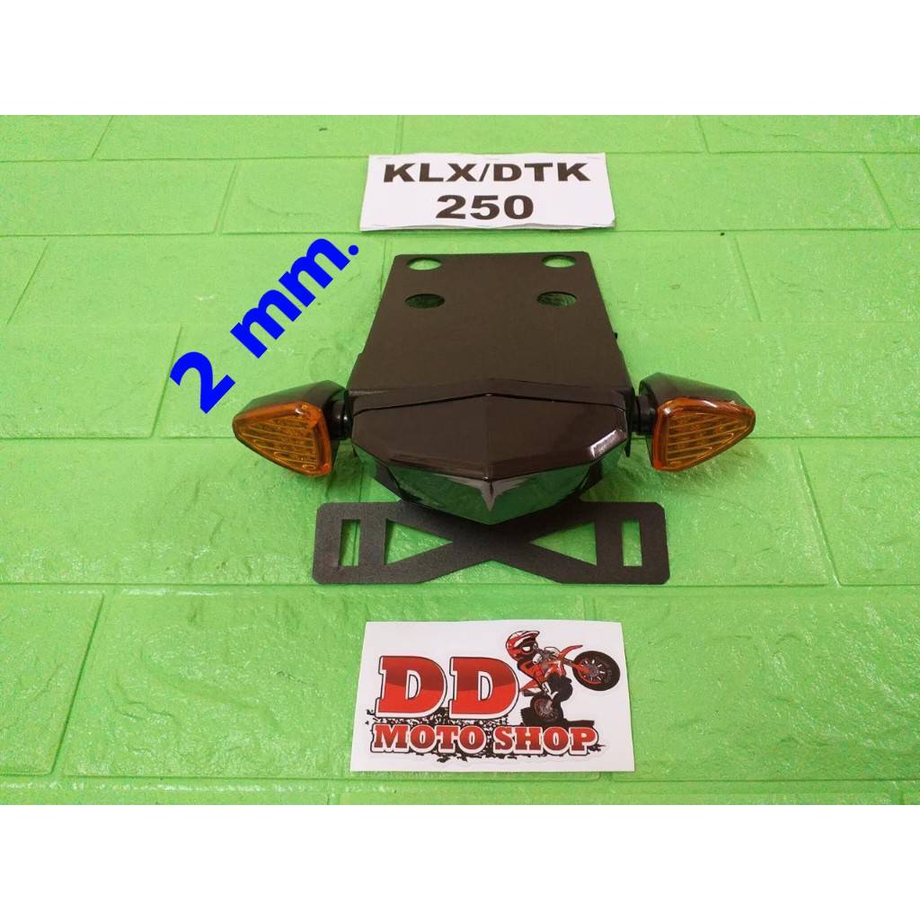 ท้ายสั้น KLX250 DTK250 DTRACKER250 #ใส่ไฟเลี้ยวแต่ง #โครงเหล็กหนา 2.0 mm ไฟท้าย KLX250 DTK250