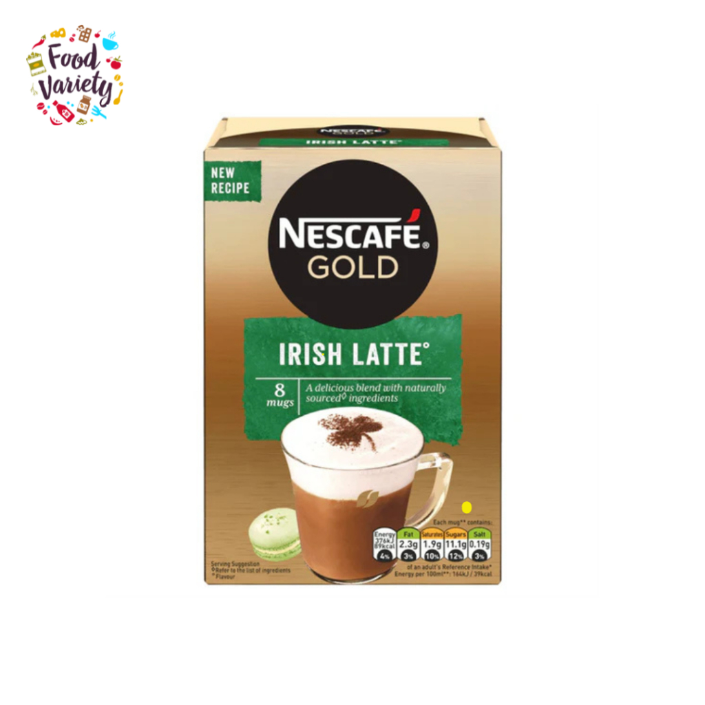 Nescafe Gold Irish Latte 8 x 19.8g