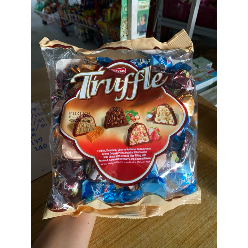 Elvan Truffle Assortment น้ำหนัก 500 กรัม สินค้าจากตุรกี 