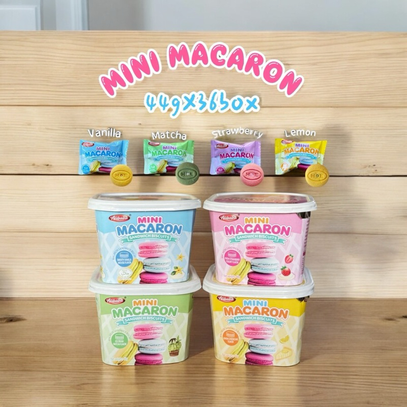 มาการองมินิ Mini Macaron มีฮาลาล อร่อย หอม กลิ่นผลไม้