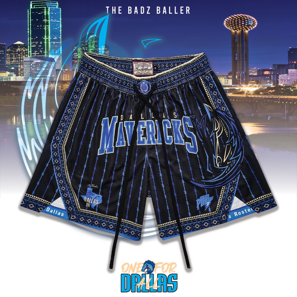 กางเกงขาสั้น Badz DALLAS NATIVE มีไซส์ใหญ่