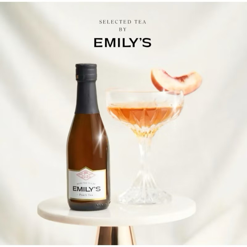 พร้อมส่ง❣️รับหิ้วชาพีช ชามะลิ ชาลิ้นจี่ ชาไทย Emily's(เส้นหมี่ไก่ฉีกเจ้าดัง)  หิ้วจากร้านโดยตรง วันต