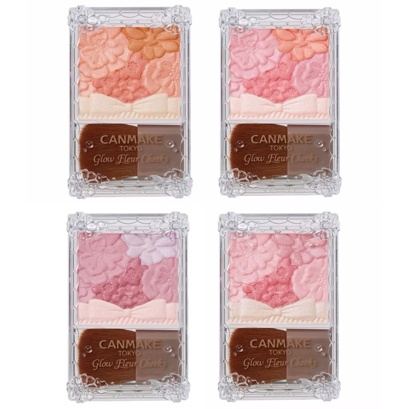 CANMAKE Glow Fleur Cheeks บลัชออนเนื้อฝุ่นโปร่งแสง