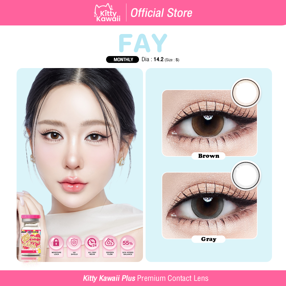 Kitty Kawaii Contact Lens : Fay - คอนแทคเลนส์รายเดือนคิตตี้ คาวาอิ พัส (VIAL)