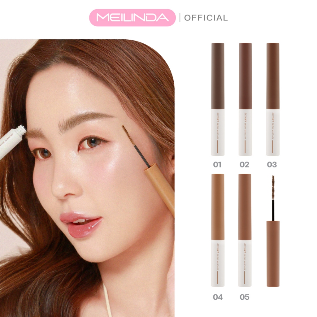 MEILINDA Skinny Brow Mascara มาสคาร่าปัดคิ้ว (MC3115)