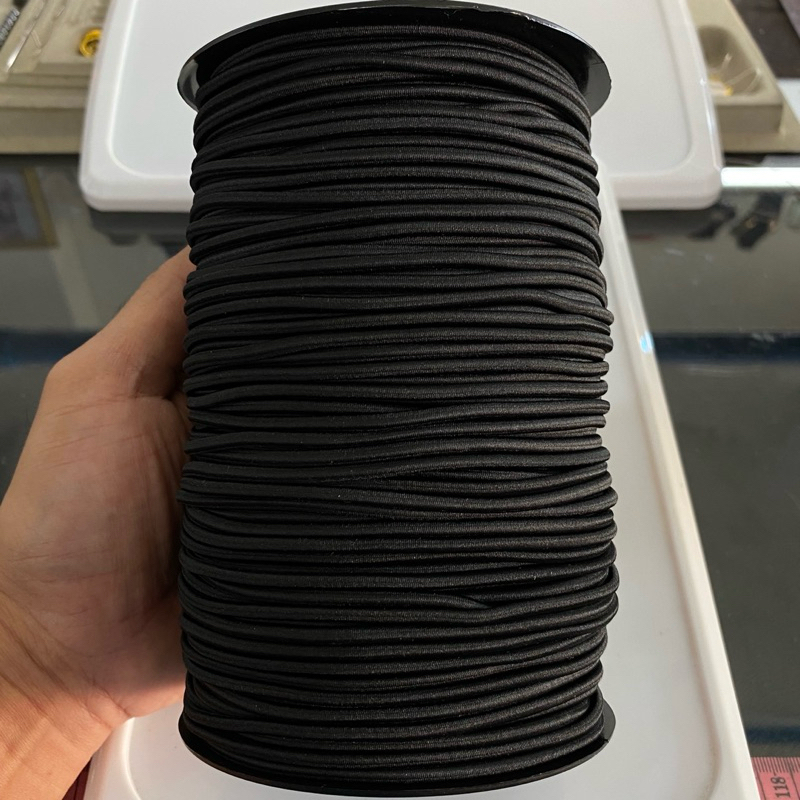 ยางยืดเสาเต้นท์ ยางยืดกลม ขนาด 3 มิล อย่างดี  เนื้อนุ่ม-แน่น ยืดได้เยอะ เริ่มต้นยาว 5 เมตร / ราคา 40 บาท งานฝีมือ งานDIY - รูปที่ 5