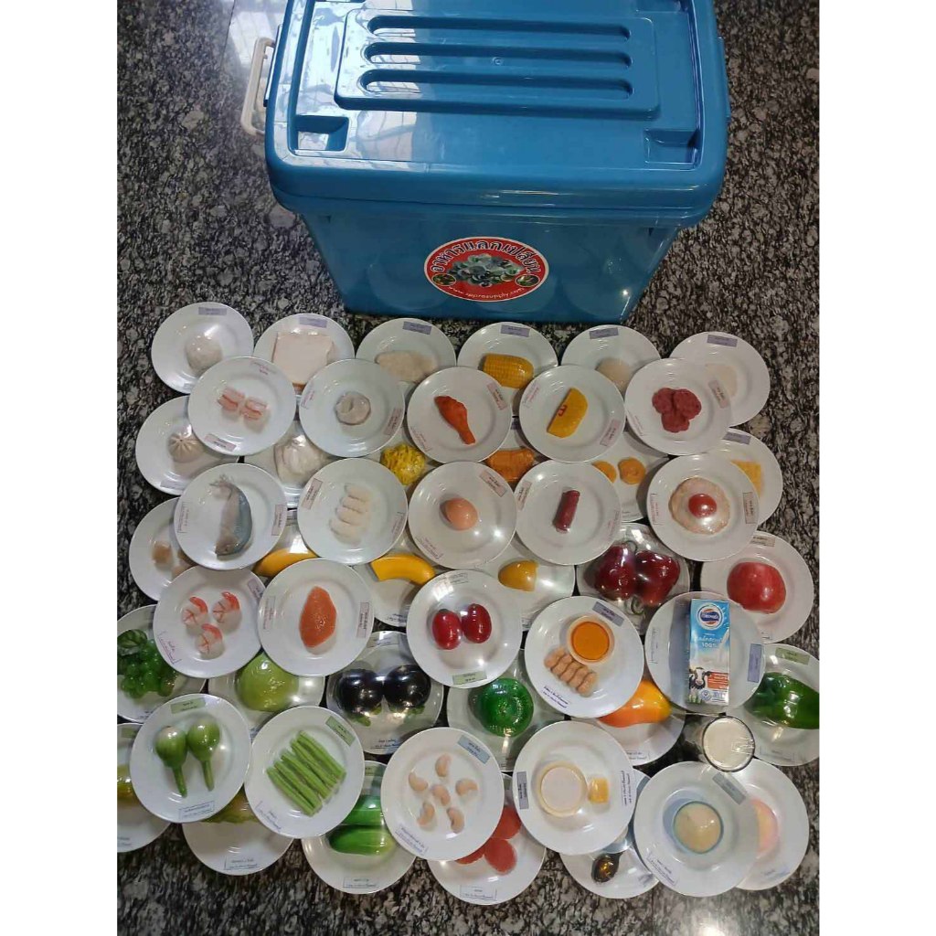 โมเดลอาหารแลกเปลี่ยน 52 รายการ (ชุดใหญ่) อาหารแลกเปลี่ยน โรคเบาหวาน โรคความดันโลหิตสูง โรคเรื้อรัง NCDs รู้จักนับคาร์บ