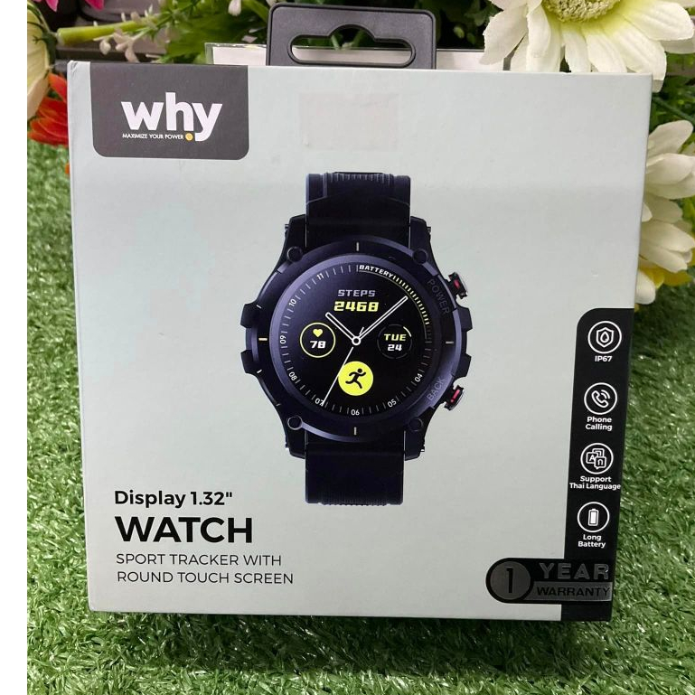 นาฬิกา สมาร์ทวอทช์ Smart Watch Why รุ่น Mars sw-102B รัยสายคุยสนทนาได้ โหมดออกกำลังกาย 11 โหมด สินค้