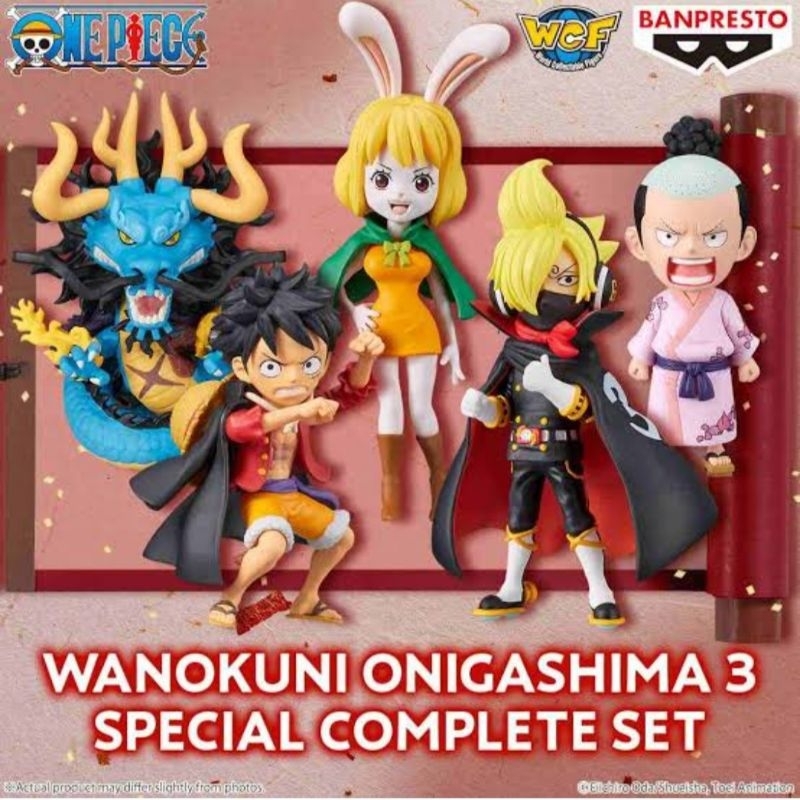 WCF World Collection Figure One piece Wanokuni Onigashima 3 special วันพีช วาโนะคุนิ โอนิงาชิมะ ลิขสิทธิ์แท้ มือ 1