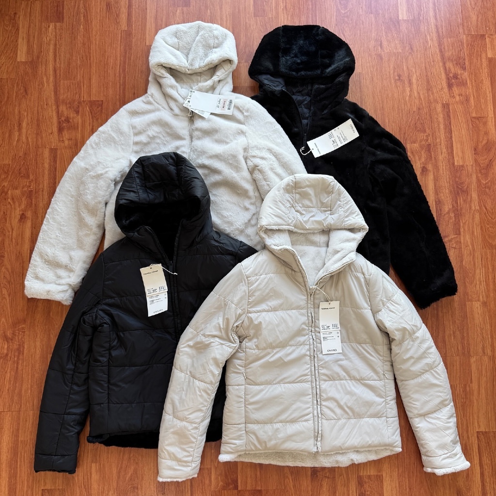 **ใส่ได้2 ด้าน**OYSHO Fur-effect reversible jacket แท้💯