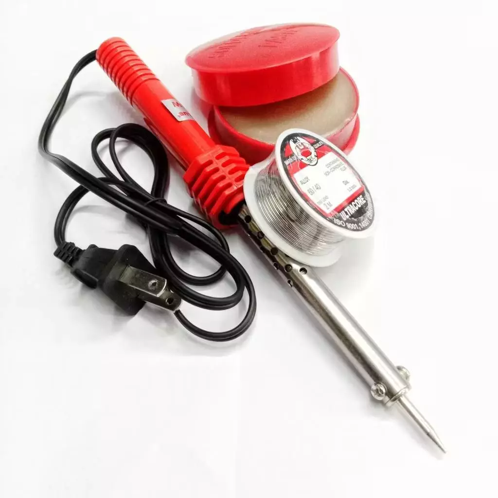 หัวแร้งแช่ หัวแร้งบัดกรี 40W 220V คละสี
