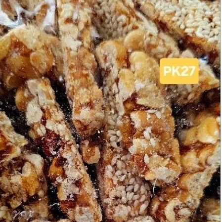 ถั่วตัดโรยงาสูตรโบราณ ถั่วแผ่นตัด เกรด A  ใหม่ กรอบ หวาน มันอร่อย