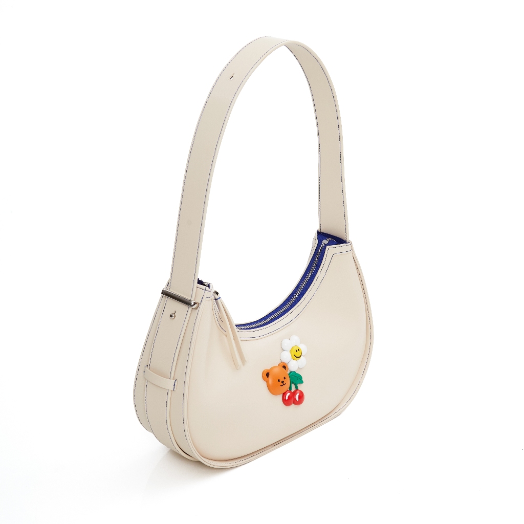 O&B กระเป๋าหนัง รุ่น TOGETHER BAG IN WHITE UNITED-37010SM07548F_H4WTXX