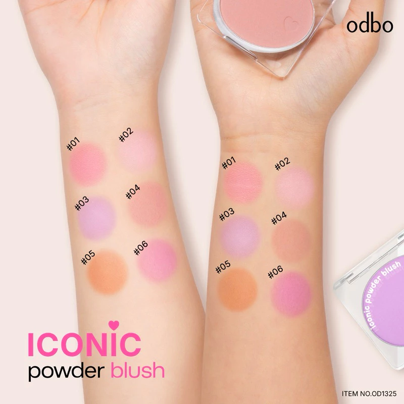 Odbo Iconic Powder Blush OD1325 thumbnail 5