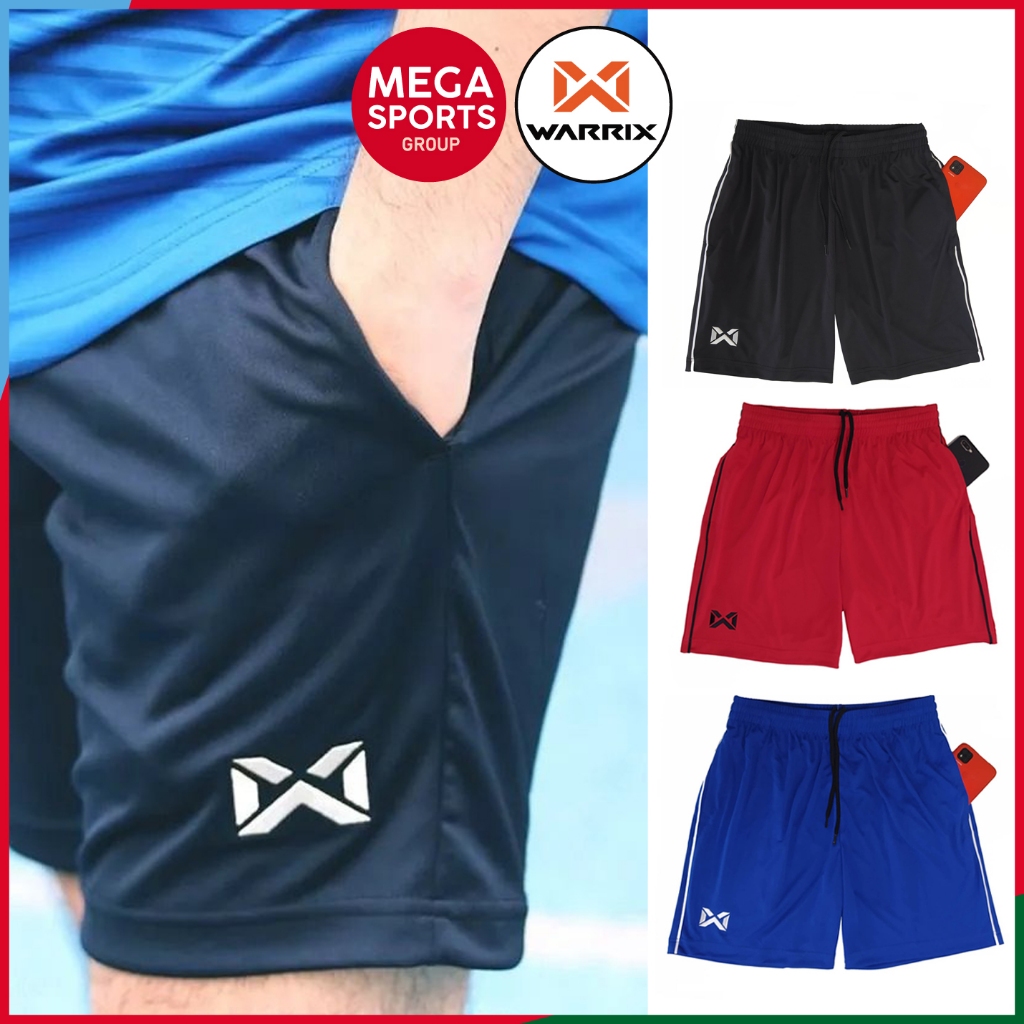 Warrix กางเกง มีกระเป๋า ซ้ายขวา ผ้าไมโคร ปักโลโก้ BAA005 241FBACL01
