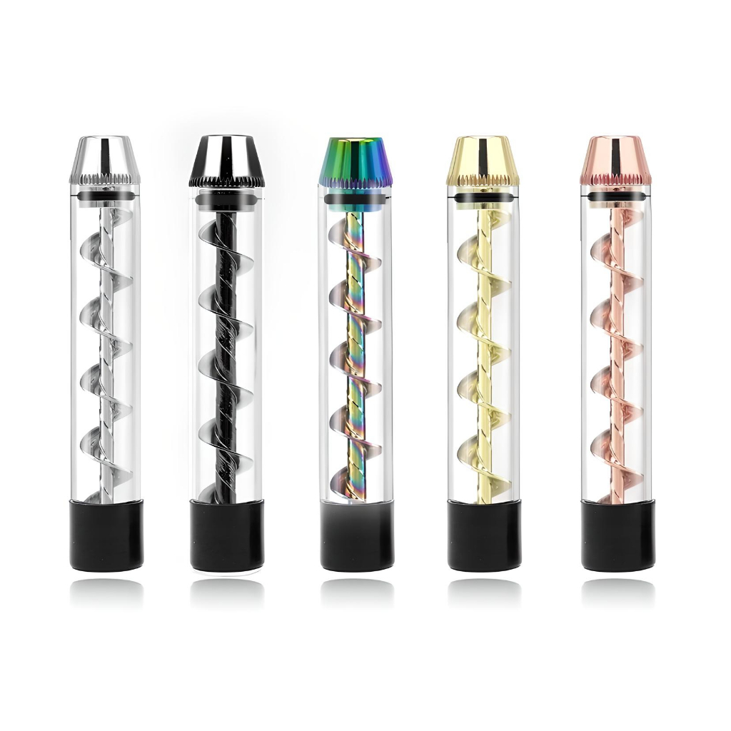 **พร้อมส่ง** Twisty Glass Pipe