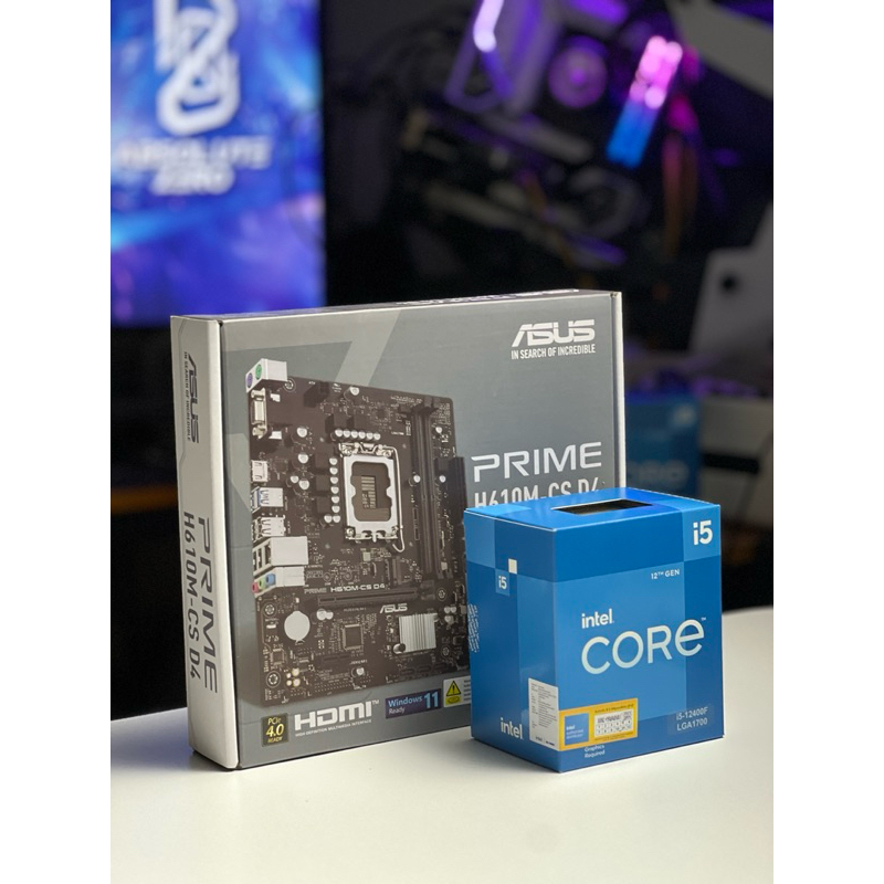 ร้านค้าส่งไว ชุด CPU +MB 12400f+h610m ของใหม่ ประกันไทย