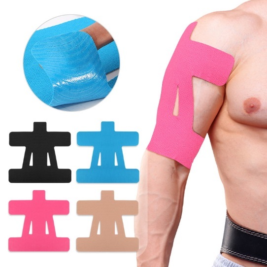 (T6) Kinesiology Tape เทปพยุงกล้ามเนื้อ ใช้บริเวณ ต้นแขน 2ชิ้น