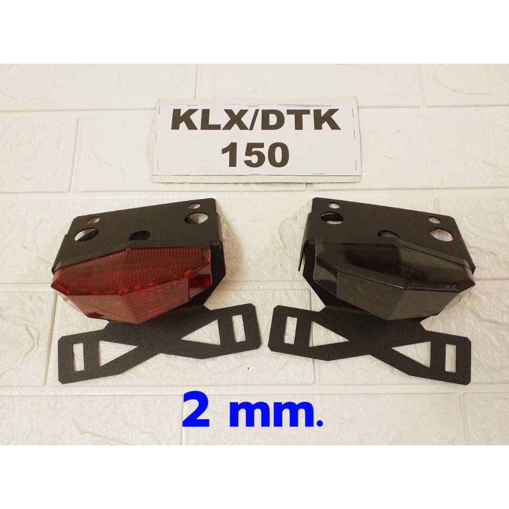 ท้ายสั้น KLX150 #แบบมีไฟเลี้ยวในตัว #โครงเหล็กหนา 2.0 mm ไฟท้าย KLX150 DTK150 BF150 D-TRACKER150